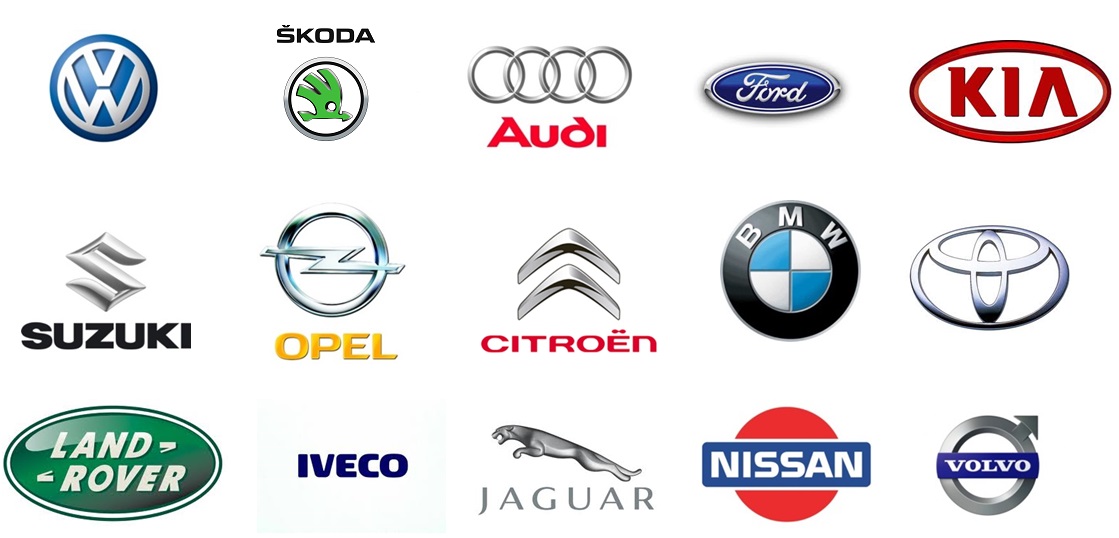 Loga firem kde jsou výrobky PD plastu